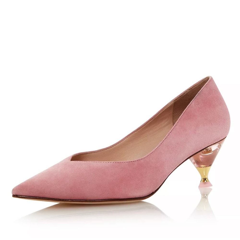 kate spade new york Women's Coco Lucite Kitten Heel Pumps‎